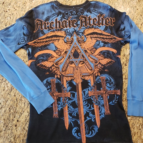 Mens archaic affliction long sleeve - Picture 3 of 3
